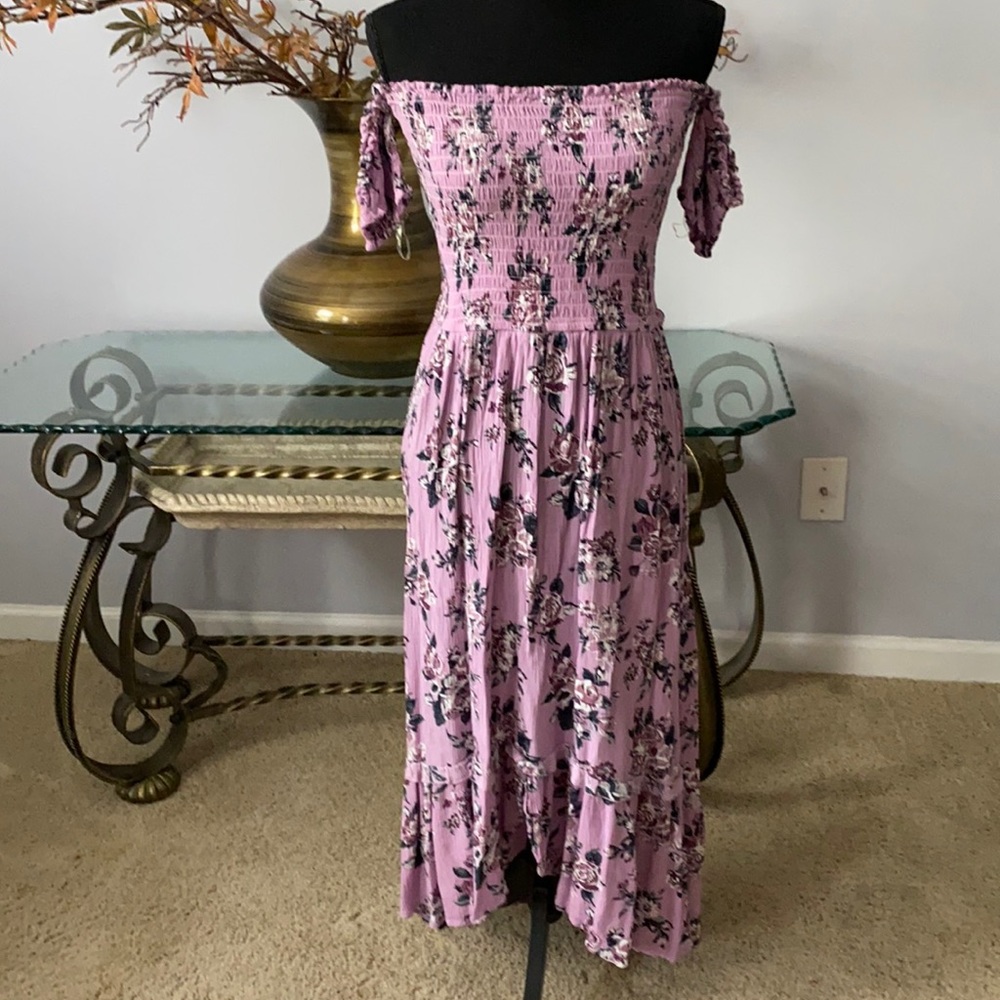 Purple floral Dress - Picture 2 of 12